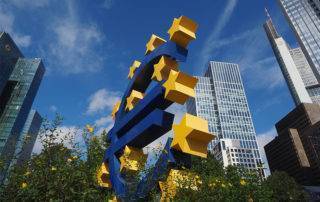 Eurozone Symbol Statue