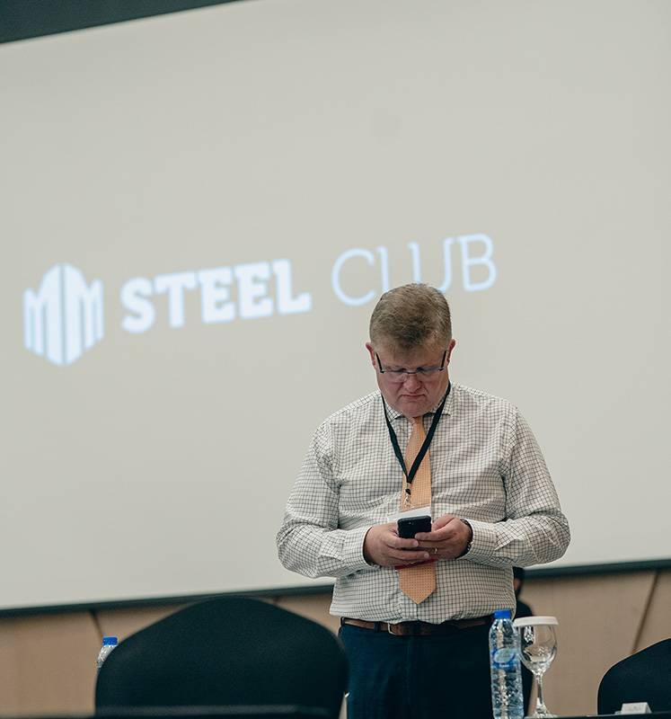 Antonio Rosset at 2021 Dubai Steel Conference